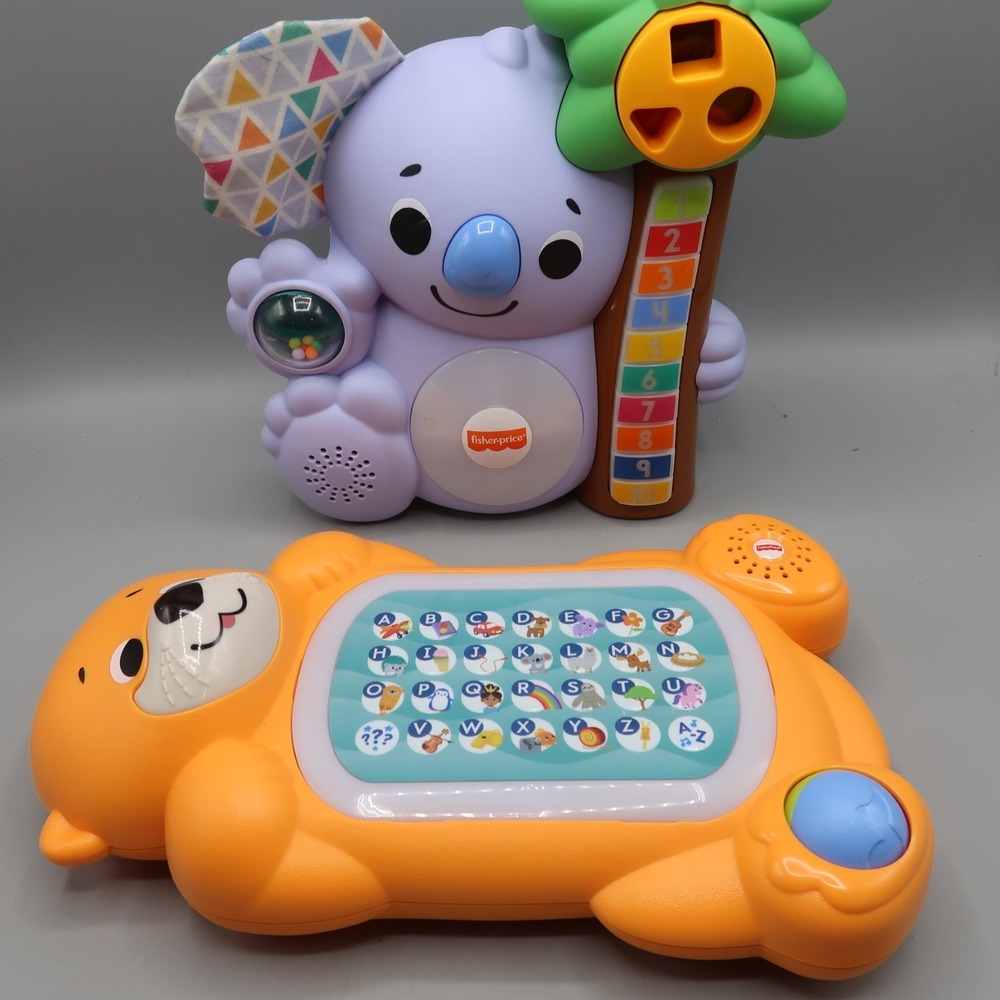 Fisher Price Linkimals A‎ to Z Otter & Koala Interactive Educational Toy Sounds